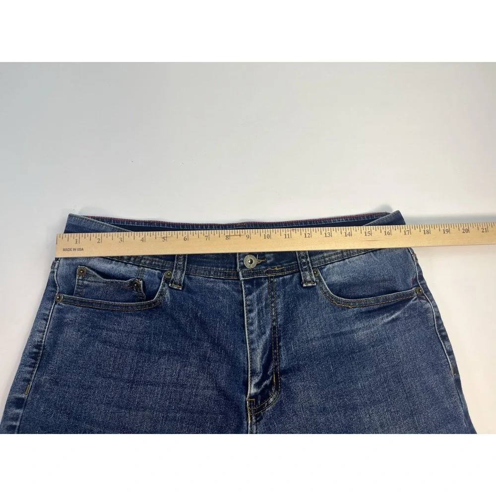Nat Nast Luxury Originals Denim Straight Leg Stretch Blue Jeans Mens 34x33